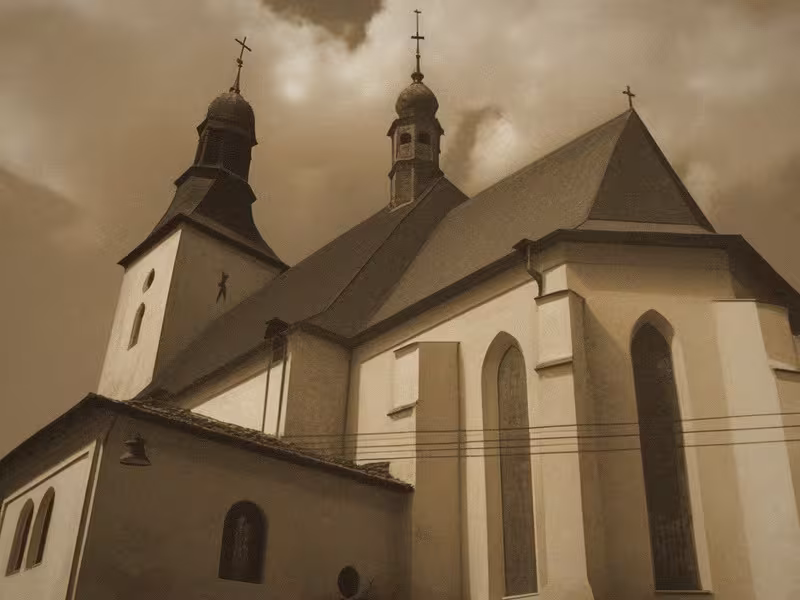 Historická podoba – Kostel svatého Michala (Rýmařov)