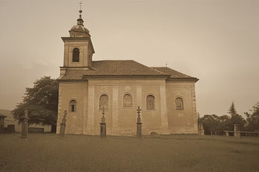 Historická podoba – kostel svatého Mikuláše (Žíželeves)