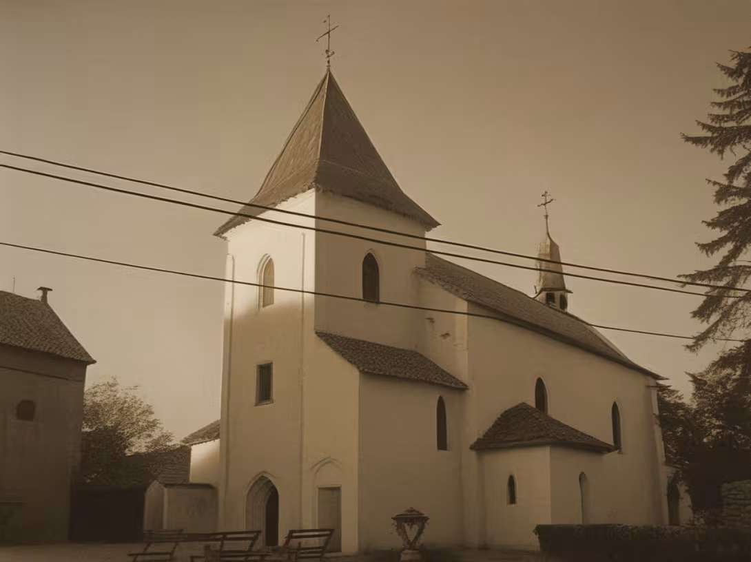 Historická podoba – kostel svatého Mikuláše (Heřmanov)