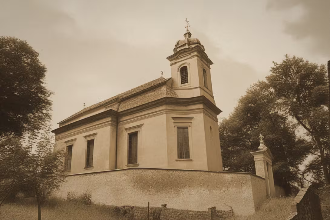 Historical appearance – Kostel svatého Mikuláše (Jince)