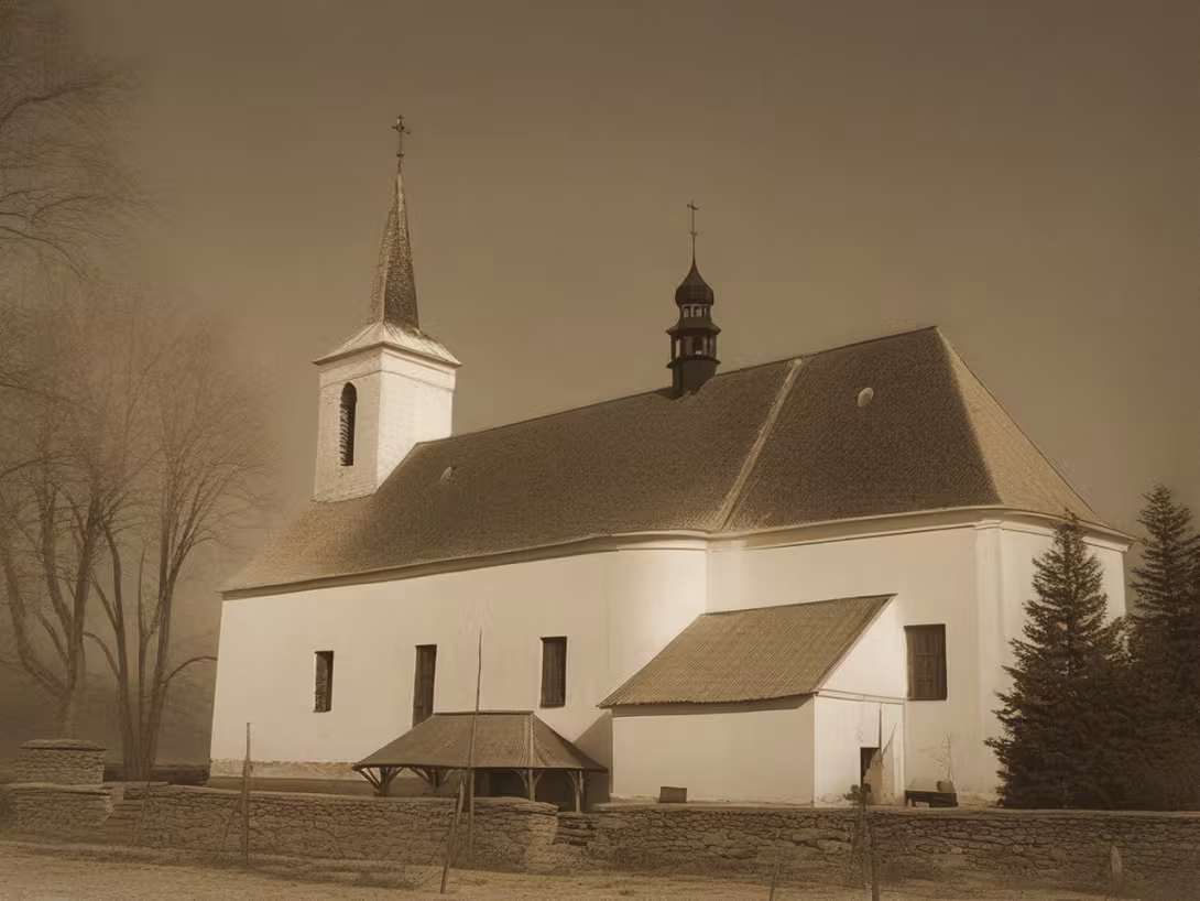 Historická podoba – Kostel svatého Mikuláše (Maletín)