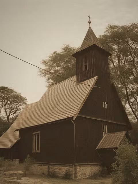 Historical appearance – Kostel svatého Mikuláše (Nýdek)
