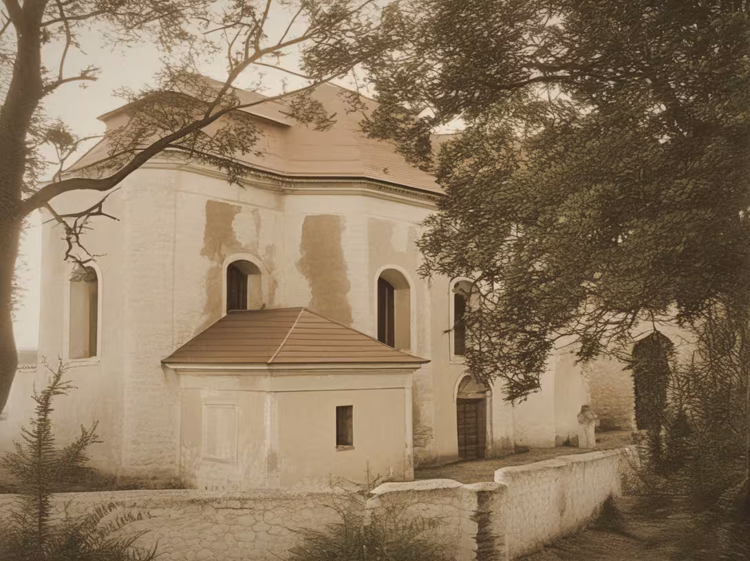 Historická podoba – Kostel svatého Mikuláše (Telce)