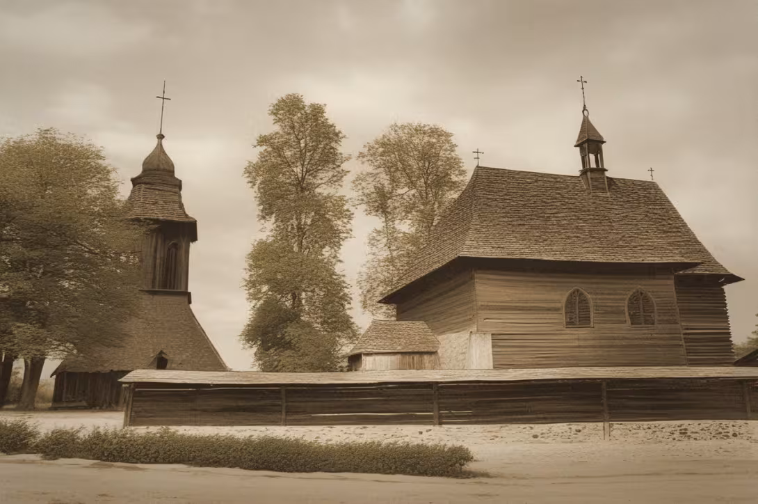 Historická podoba – kostel svatého Mikuláše (Veliny)