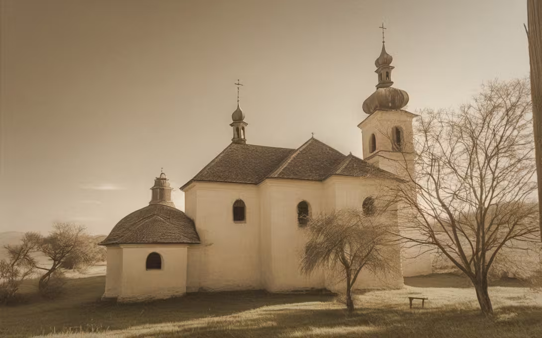 Wygląd historyczny – Kostel svatého Mikuláše v Třebušíně
