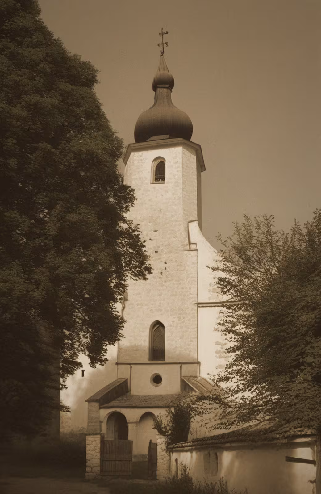 Historická podoba – kostel svatého Ondřeje (Heřmanovice)