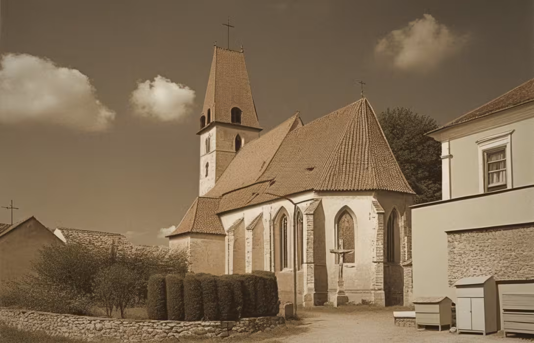 Historisches Erscheinungsbild – Kostel svatého Ondřeje (Rychnov nad Malší)