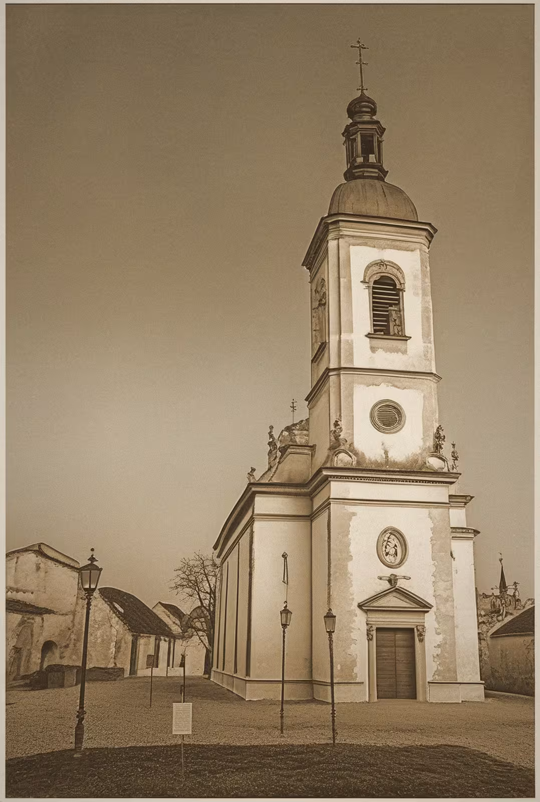 Historická podoba – Kostel svatého Petra a Pavla, Říčany, okres Praha-východ