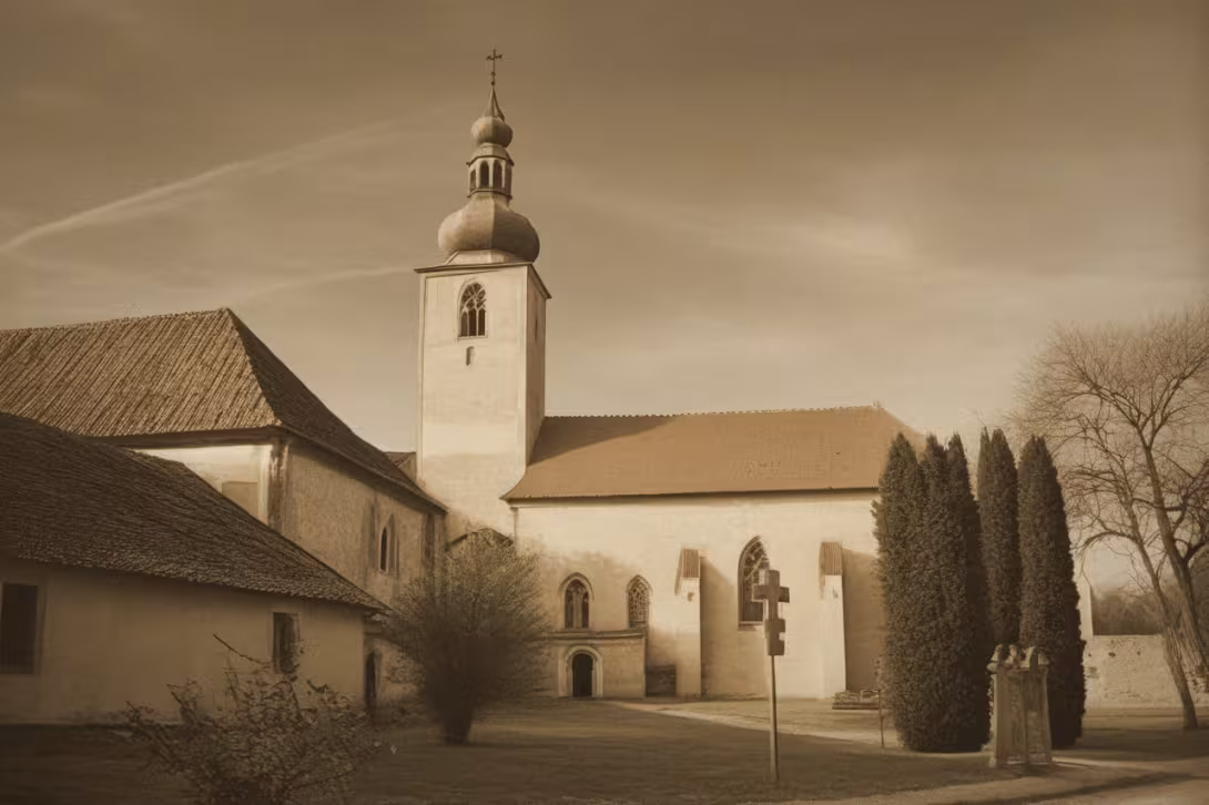 Historisches Erscheinungsbild – kostel svatého Petra a Pavla (Dalešice)