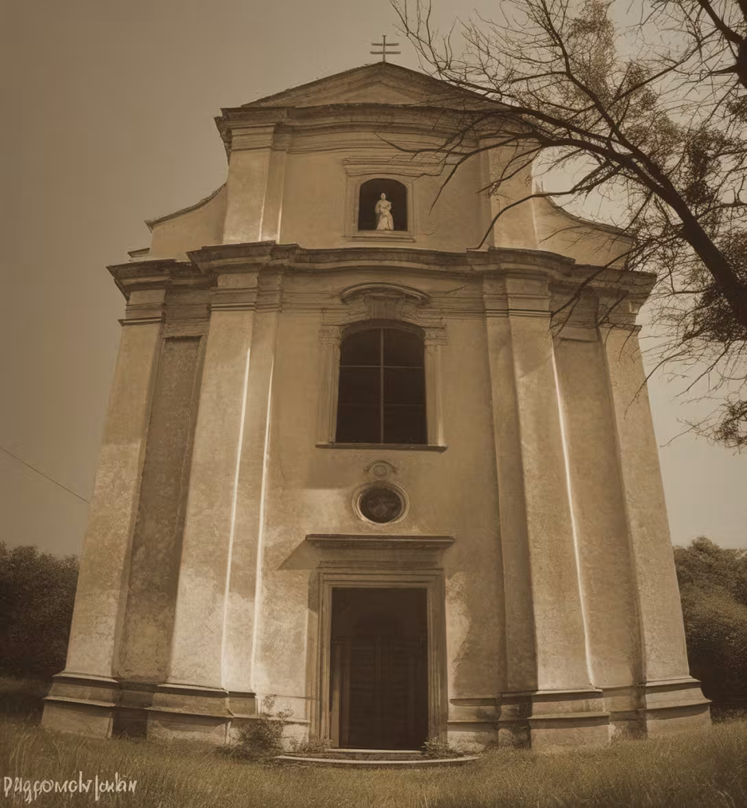 Historická podoba – Kostel svatého Petra a Pavla (Sutom)