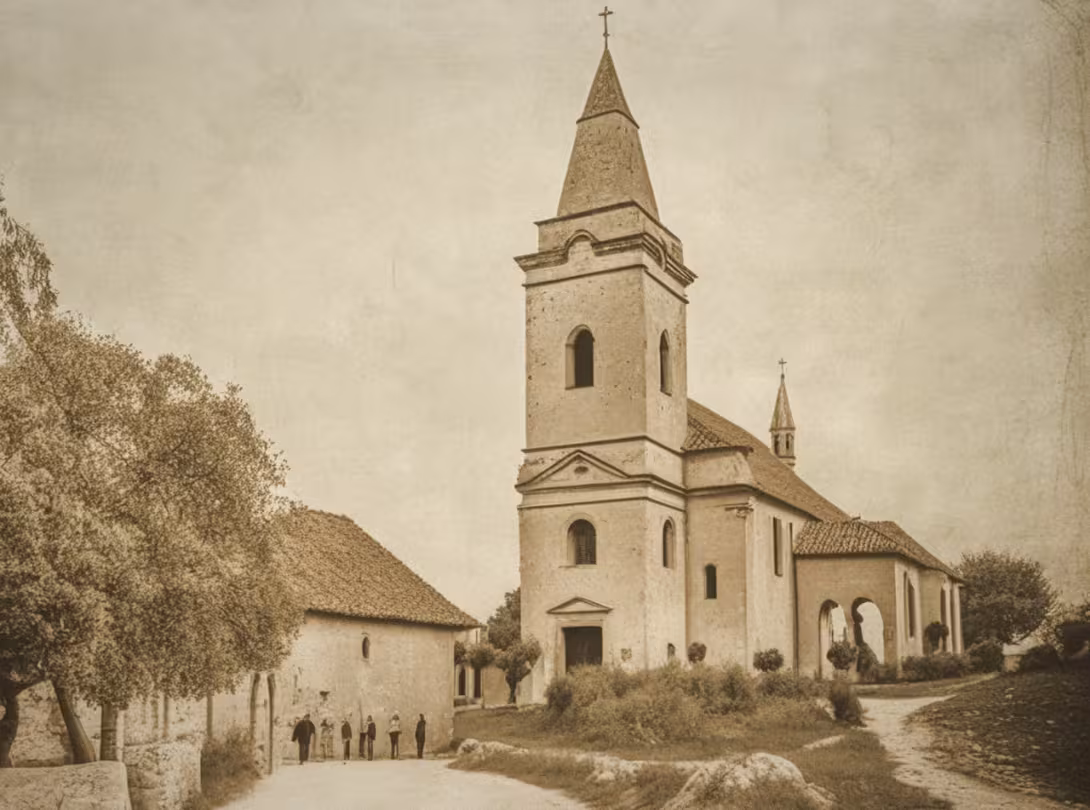 Historická podoba – Kostel svatého Petra a Pavla (Vrskmaň)