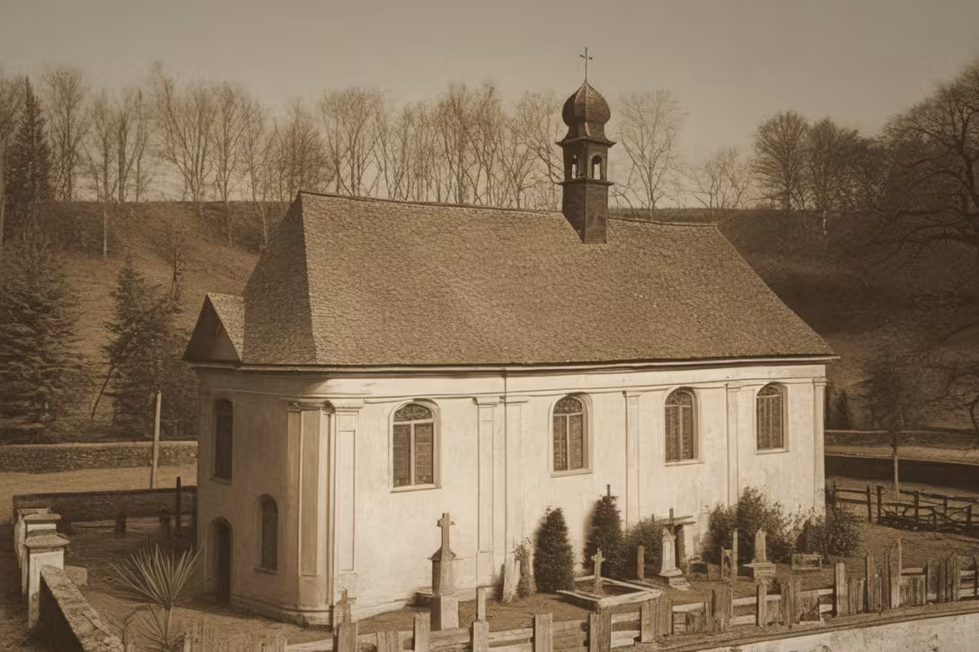 Wygląd historyczny – Kostel svatého Václava (Dolní Krupá)
