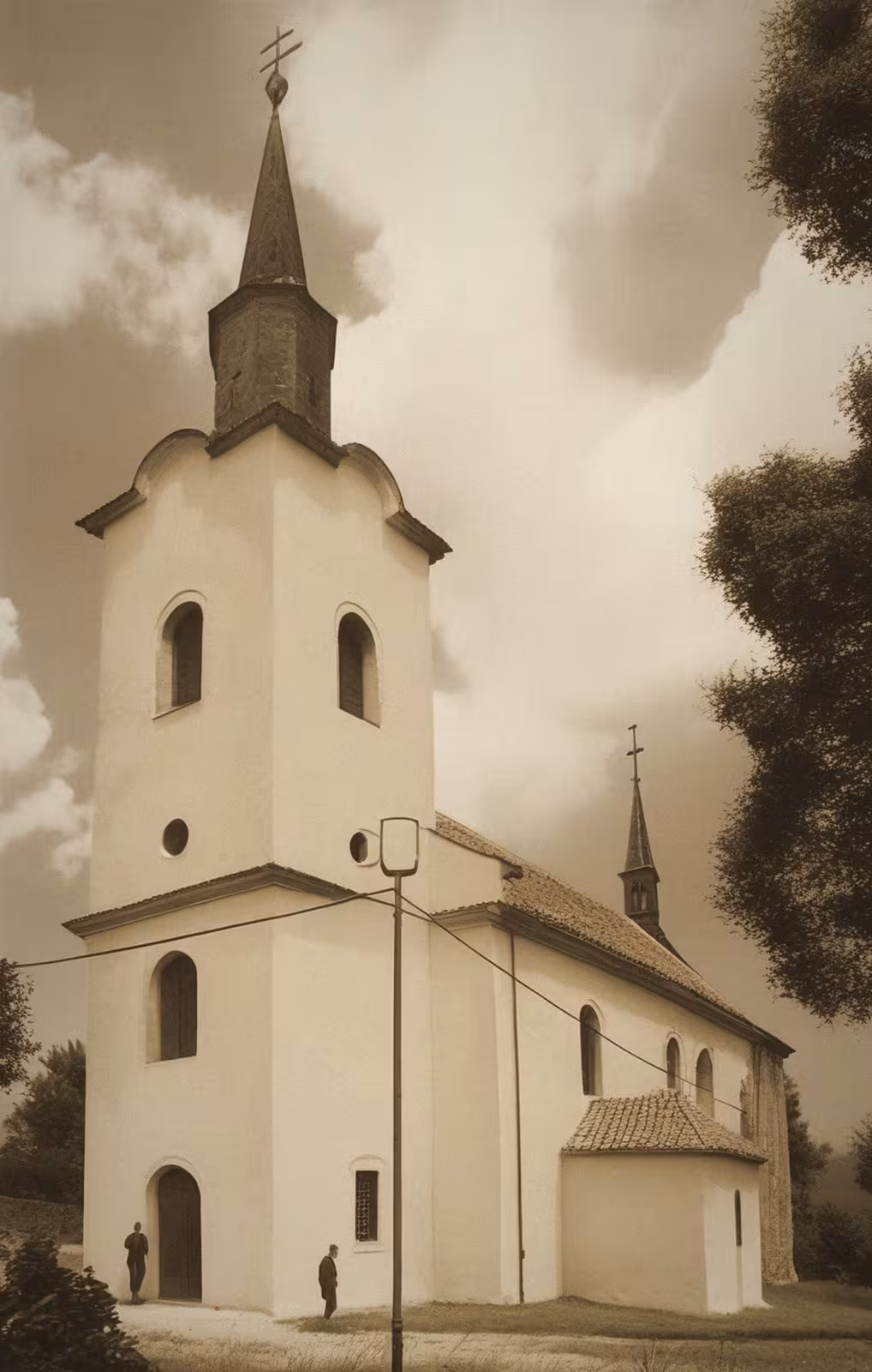 Historická podoba – kostel svatého Václava (Kostelec)