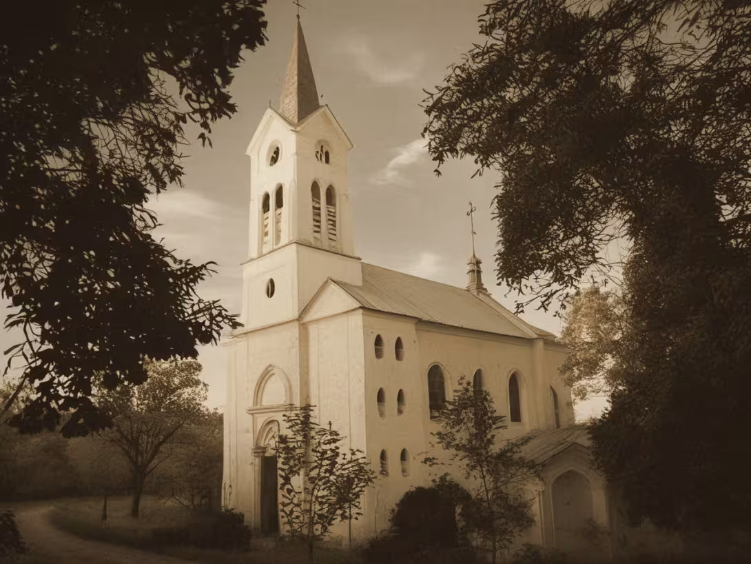 Historická podoba – Kostel svatého Václava (Mníšek pod Brdy)