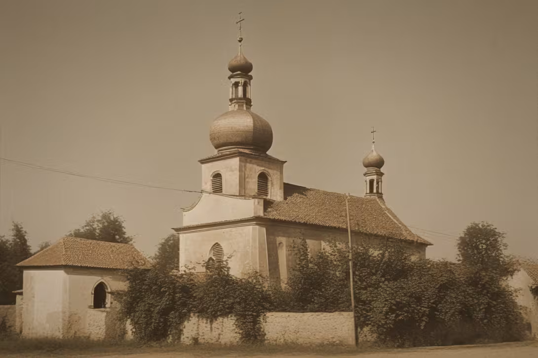Historická podoba – Kostel svatého Václava (Radíčeves)