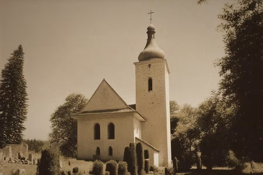 Historická podoba – Kostel svatého Václava (Rudník)