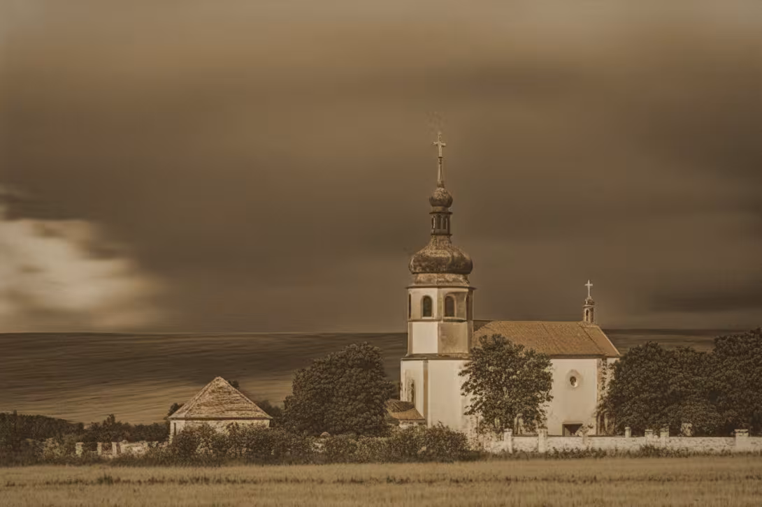 Historická podoba – Kostel svatého Víta (Libědice)