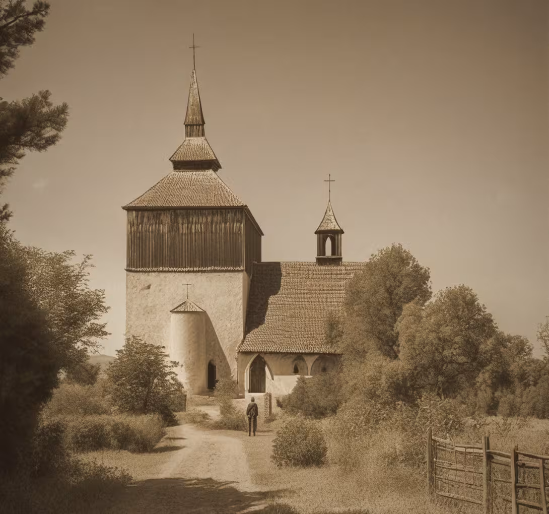 Historická podoba – Kostel svatého Vavřince (Březina)