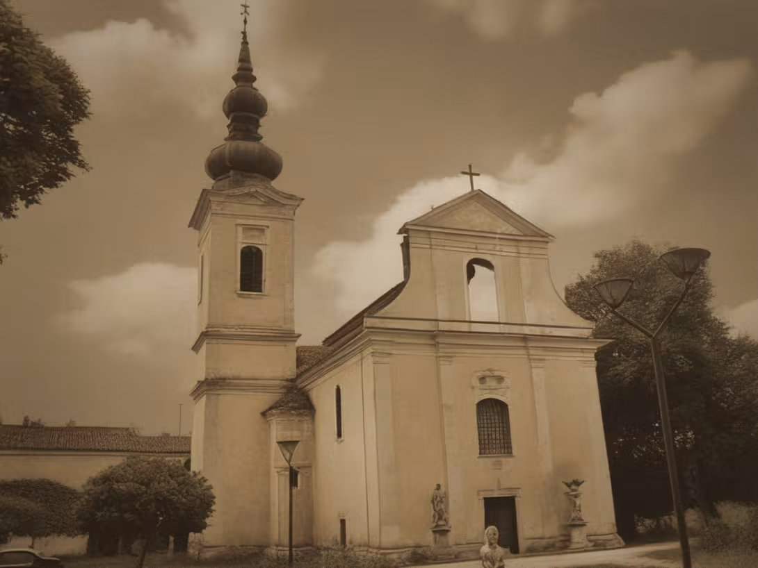 Historisches Erscheinungsbild – kostel svatého Vavřince (Hodonín)