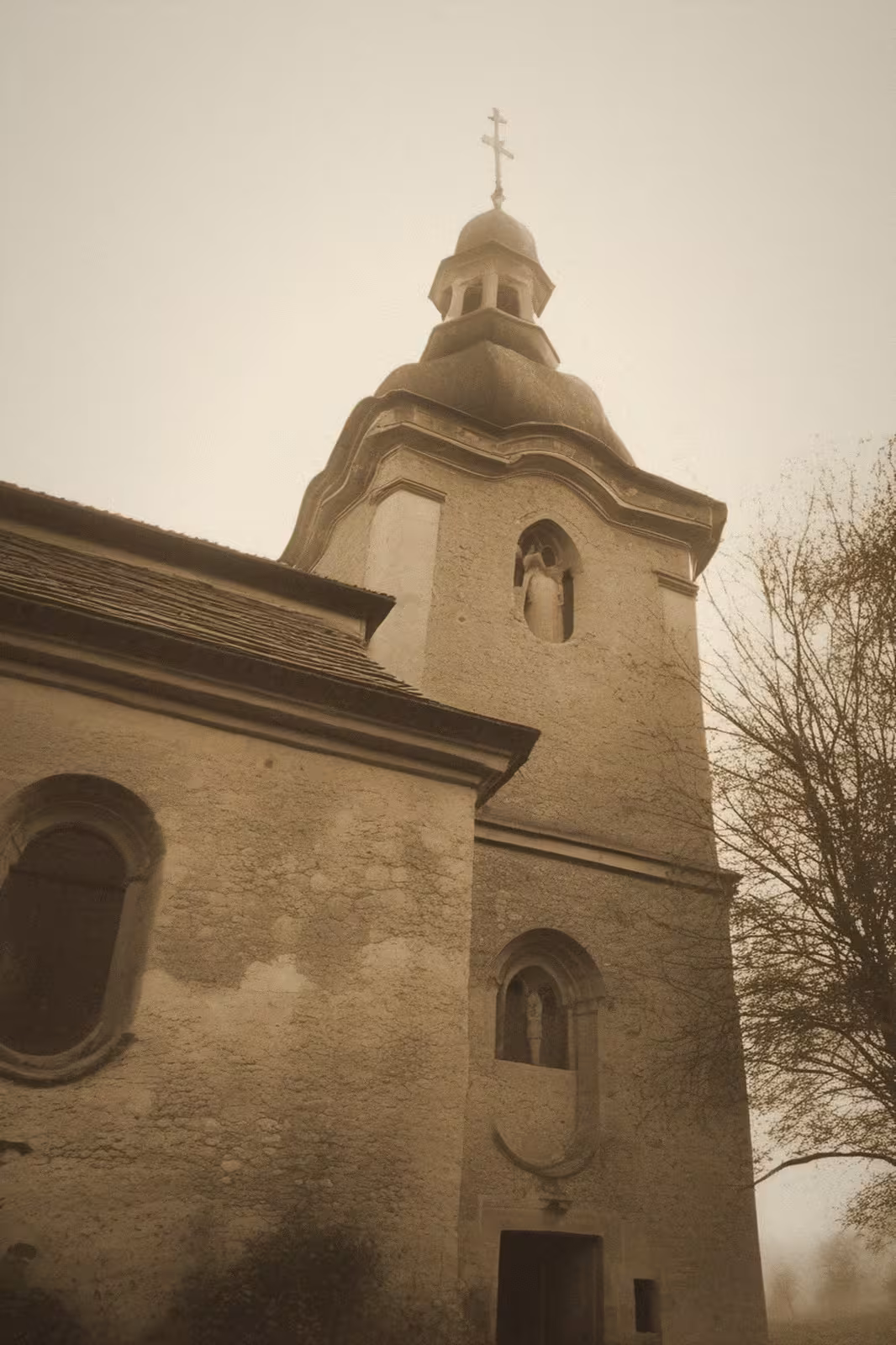 Wygląd historyczny – Kostel svatého Vavřince (Komárov)
