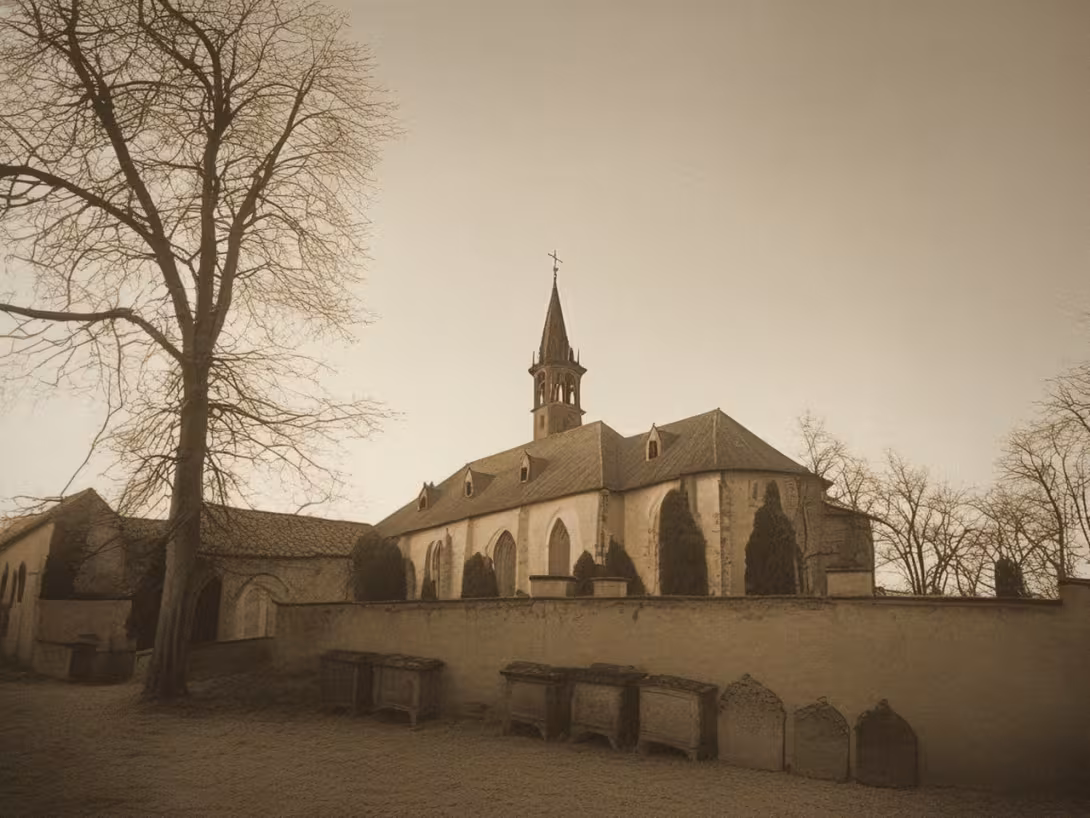 Historická podoba – Kostel svatého Vavřince (Mukařov)