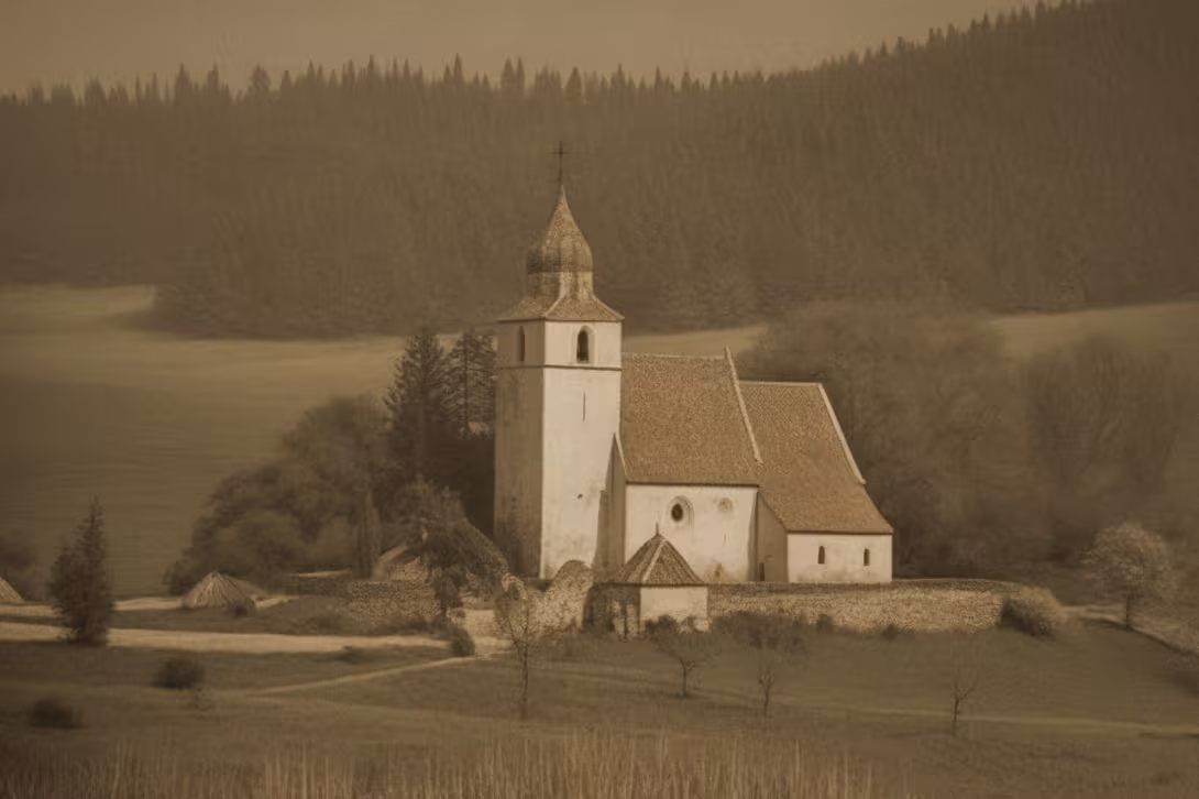 Historická podoba – Kostel svatého Vavřince (Tedražice)