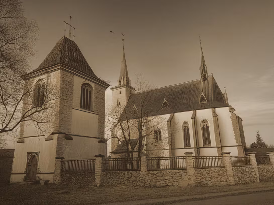 Historická podoba – Kostel svatého Vavřince (Veliká Ves)
