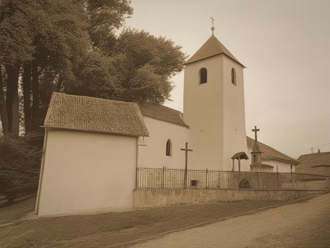 Historická podoba – kostel Všech svatých (Dobročkovice)