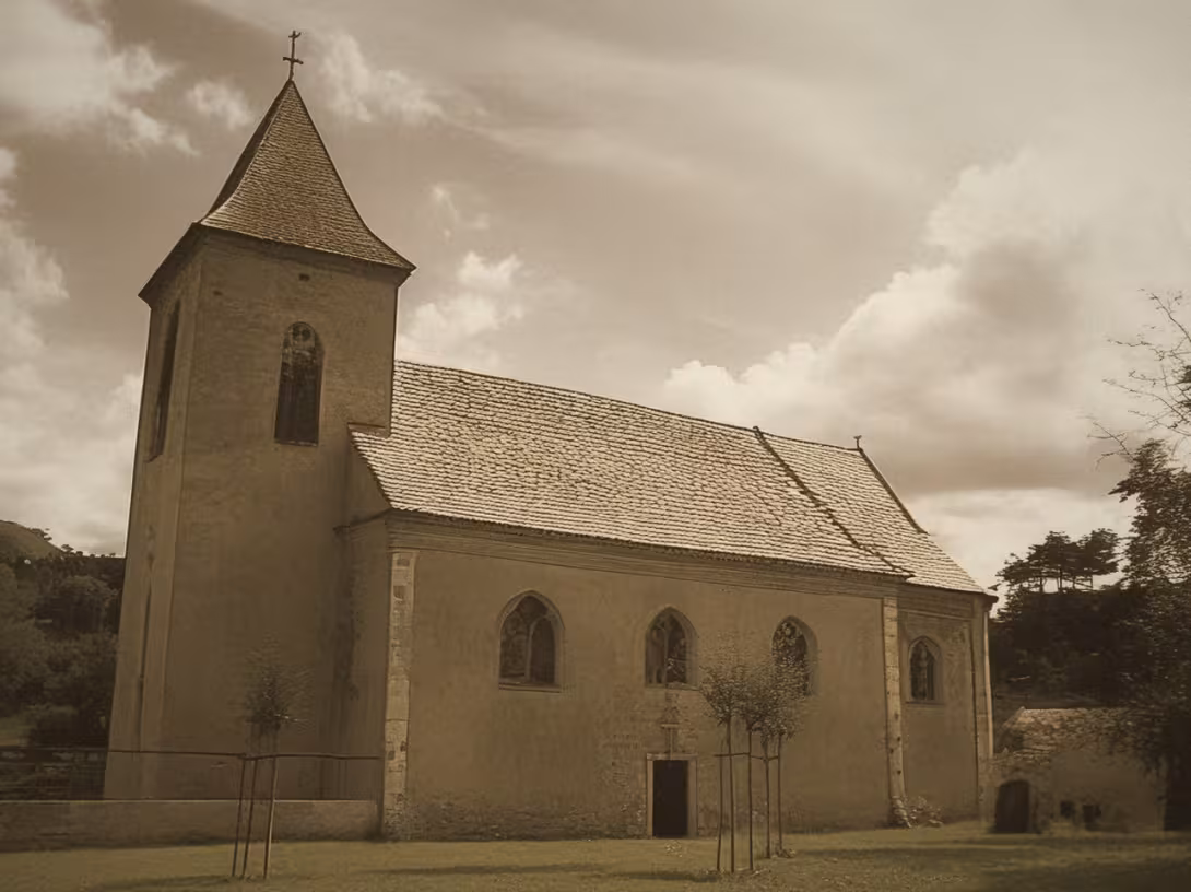 Historická podoba – kostel Všech svatých (Janov)