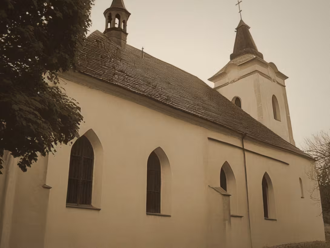 Historická podoba – Kostel Všech svatých (Volyně)