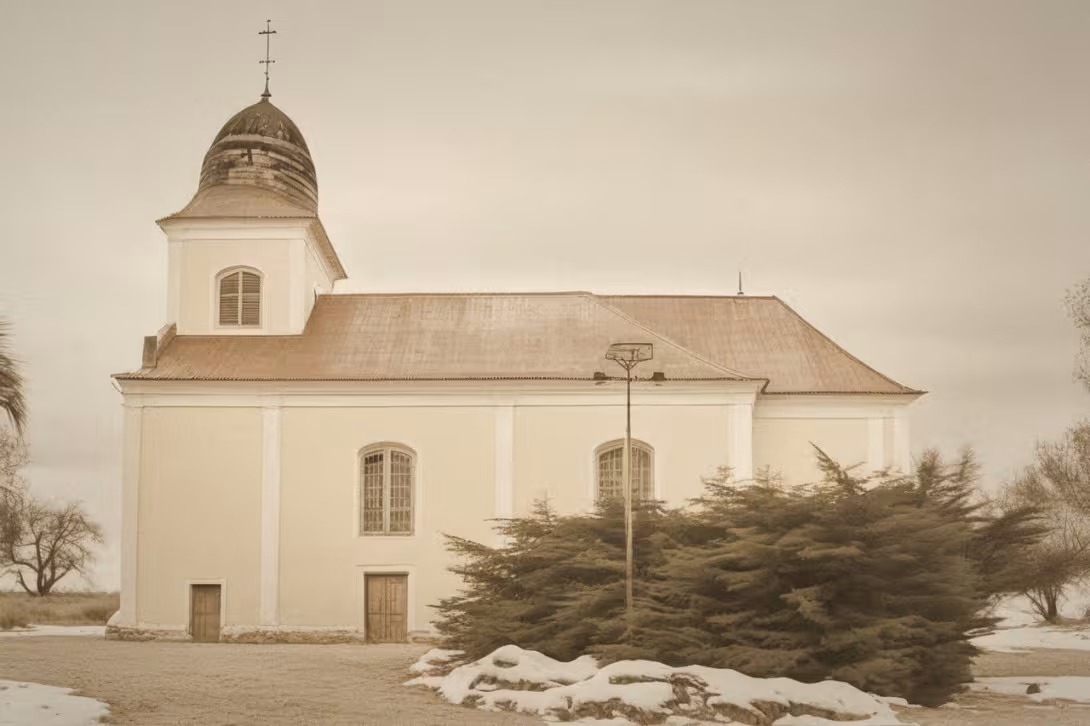 Historická podoba – kostel Zvěstování Panny Marie (Ostřetín)