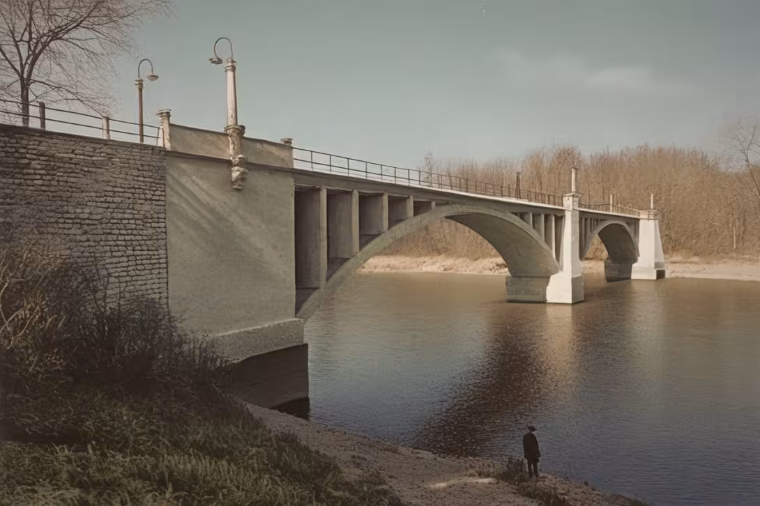 Historisches Erscheinungsbild – most přes Pastvinskou přehradu