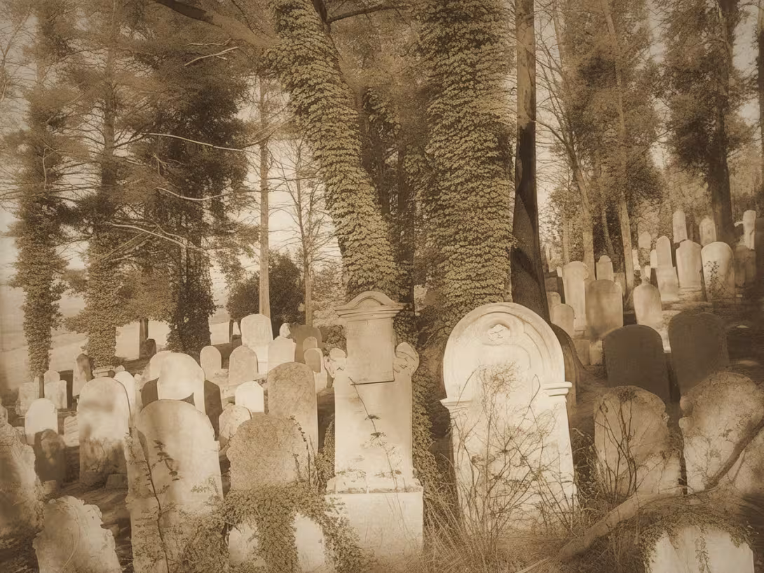 Historická podoba – Nový židovský hřbitov v Hostouni