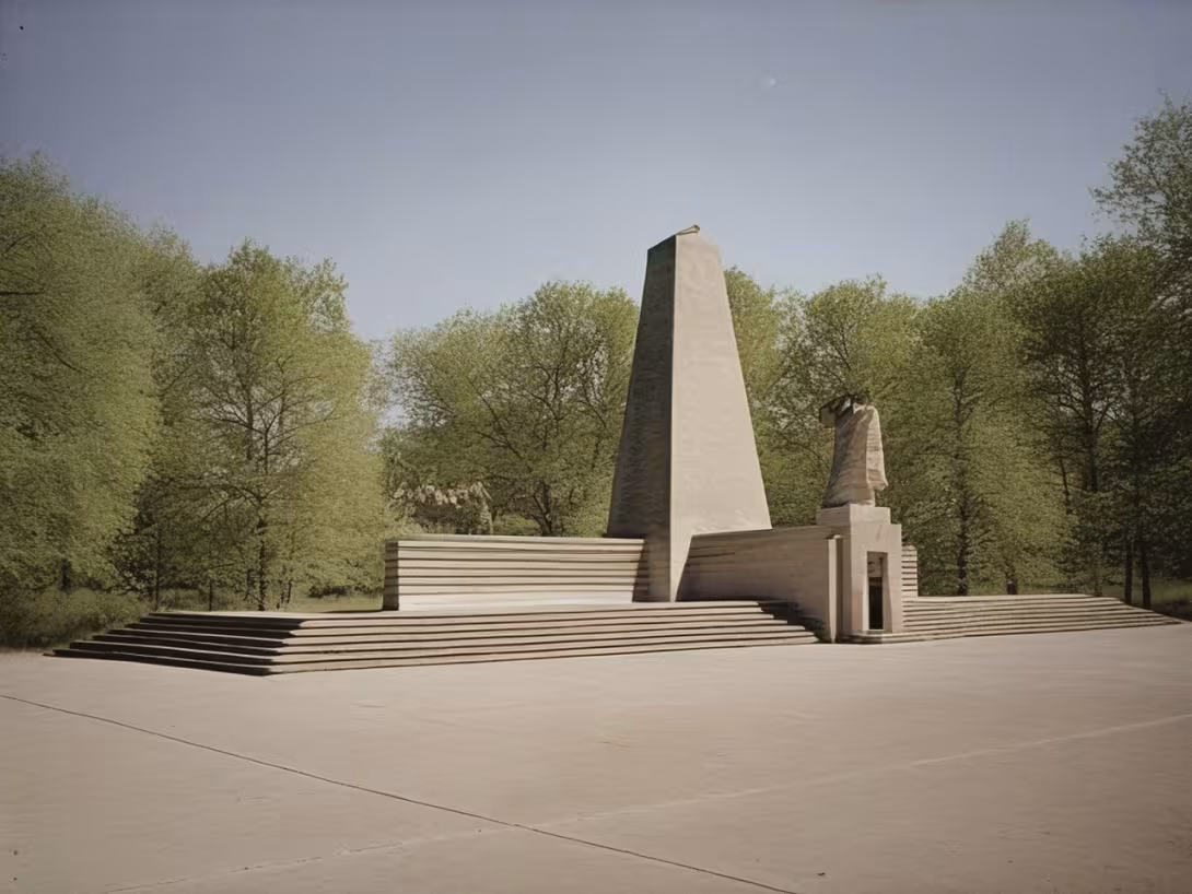 Historisches Erscheinungsbild – Památník Rudé armády