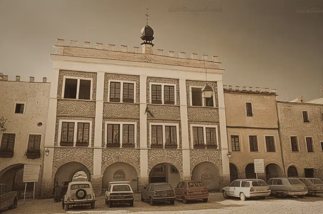 Historical appearance – Radnice v Telči