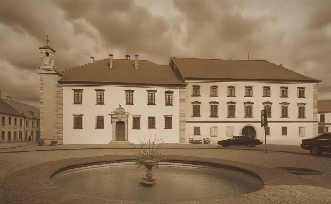 Wygląd historyczny – radnice ve Slavkově u Brna