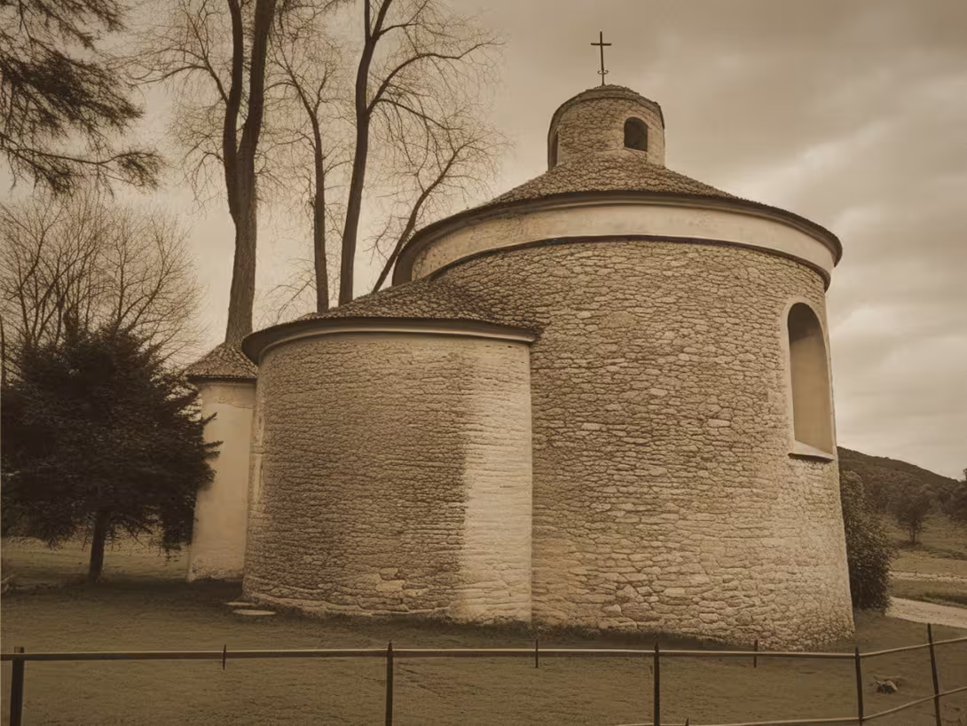 Historická podoba – rotunda Nanebevzetí Panny Marie