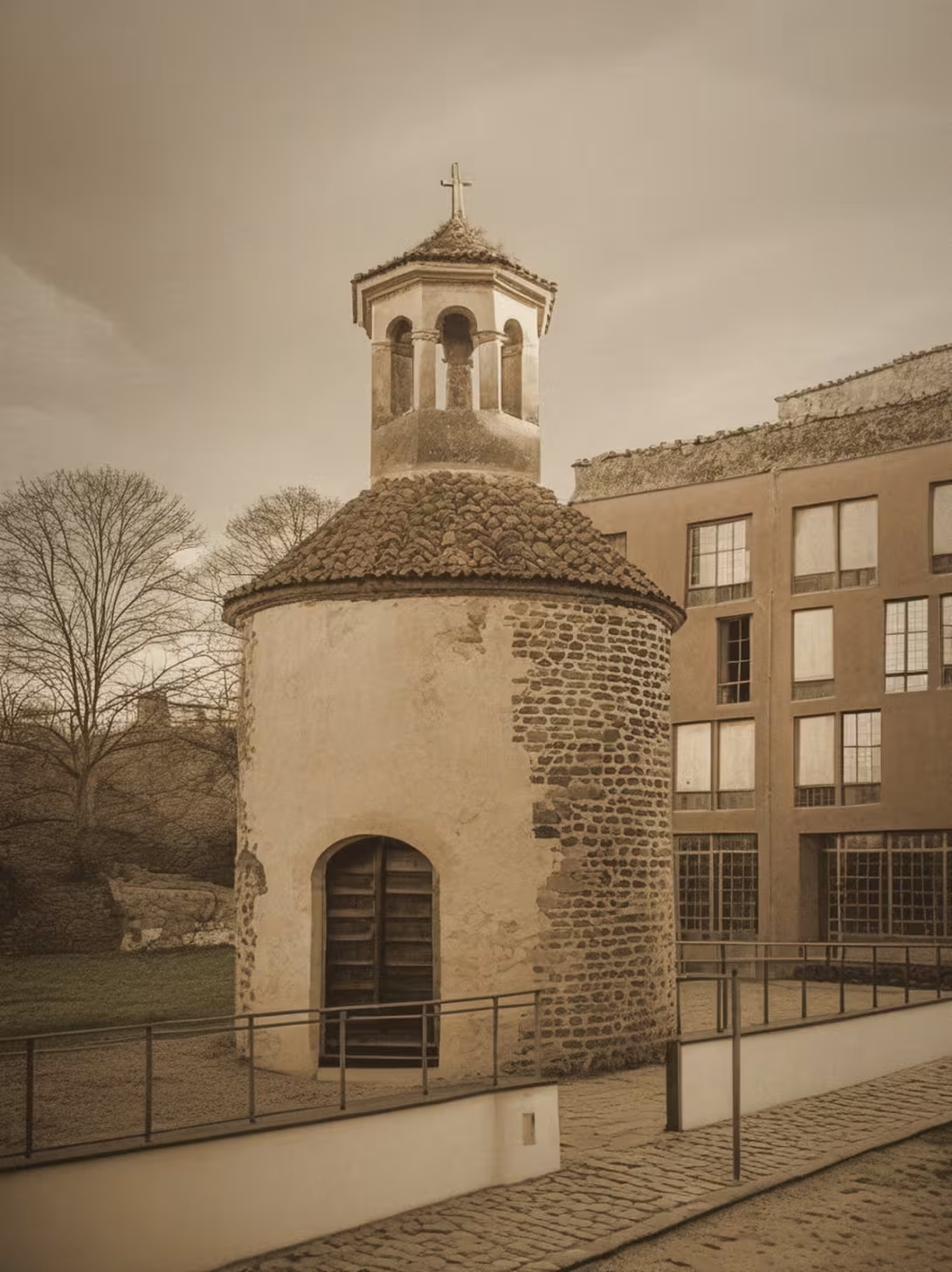 Historická podoba – Rotunda svatého Longina v Praze
