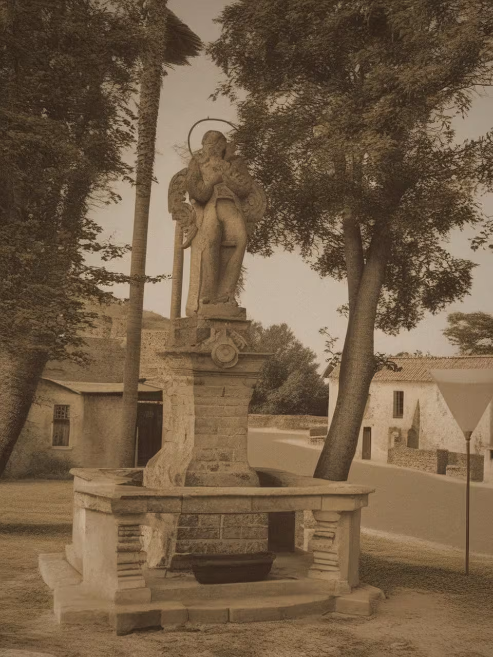 Historická podoba – Socha svatého Jana Nepomuckého (Šaplava)