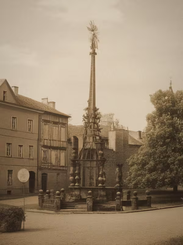Wygląd historyczny – Sousoší Panny Marie (Jaroměř)