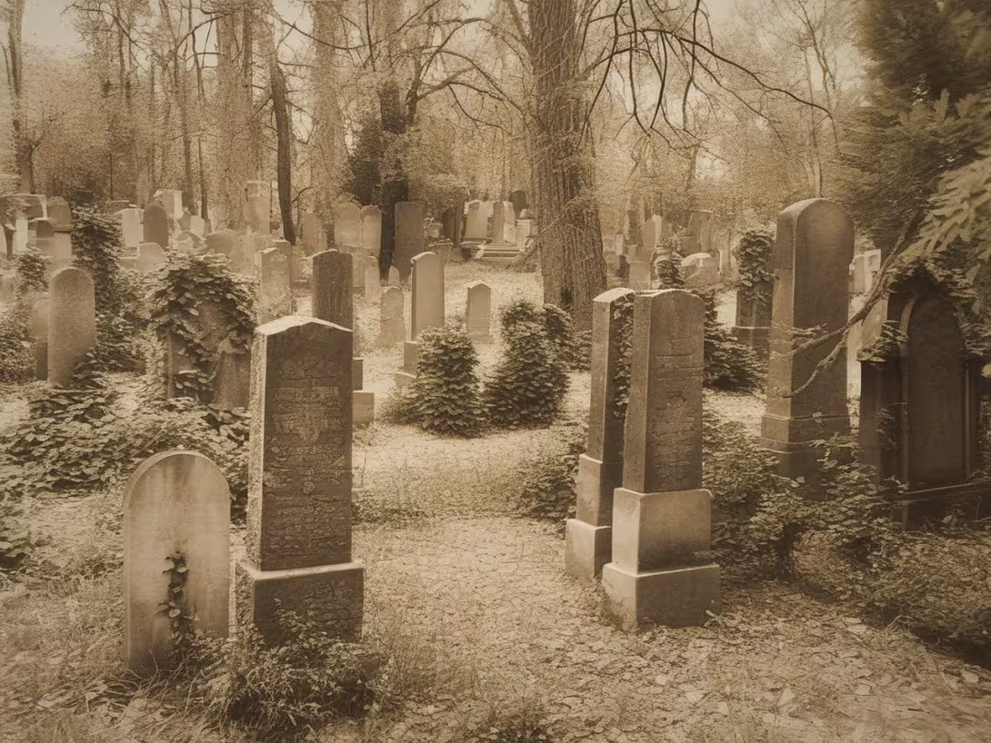 Historická podoba – Starý židovský hřbitov na Smíchově