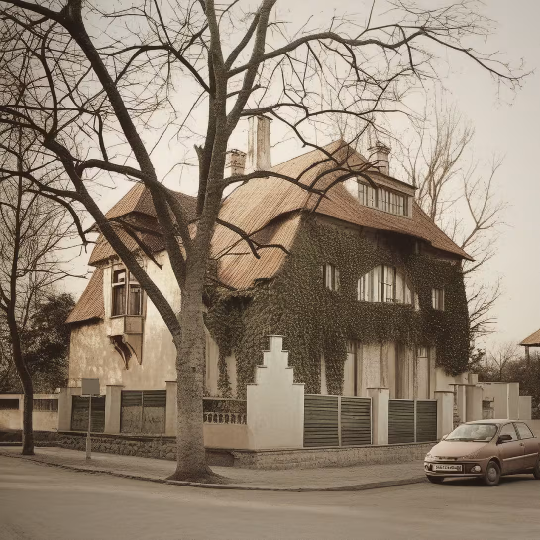 Historická podoba – Suchardova vila (Bubeneč)