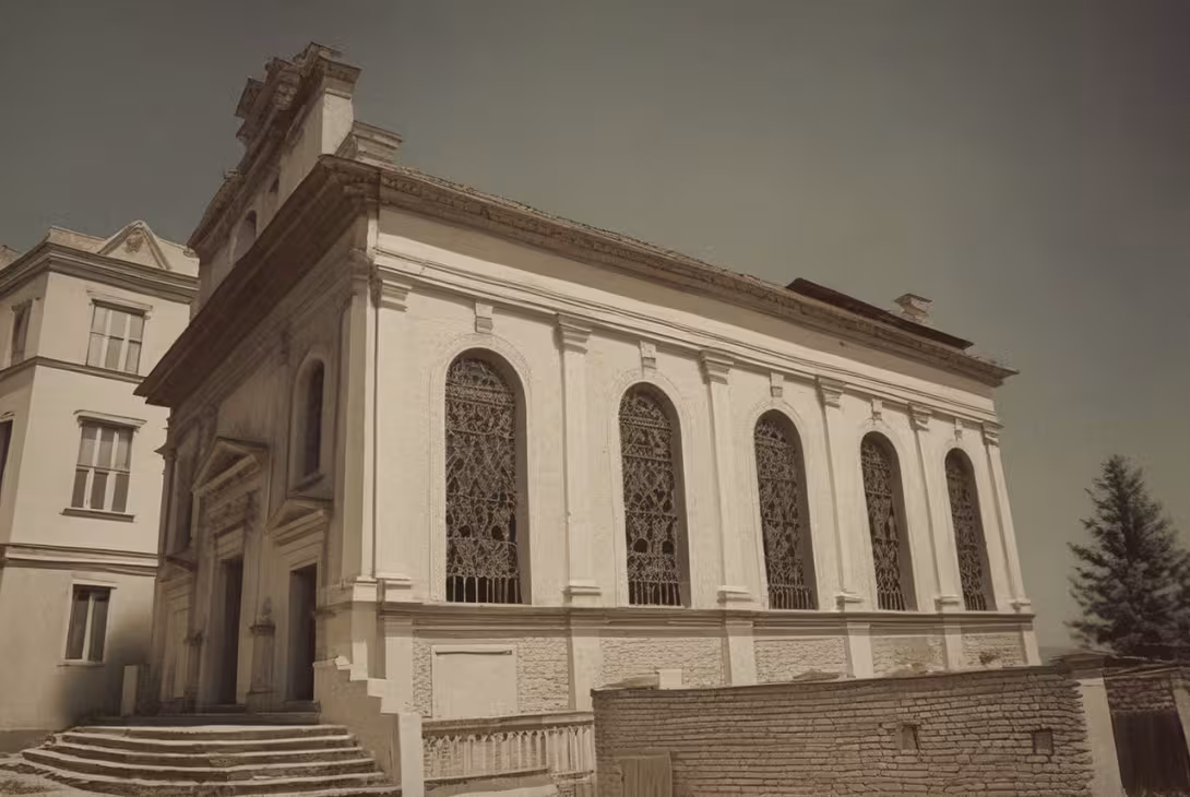 Historická podoba – Synagoga na Kladně