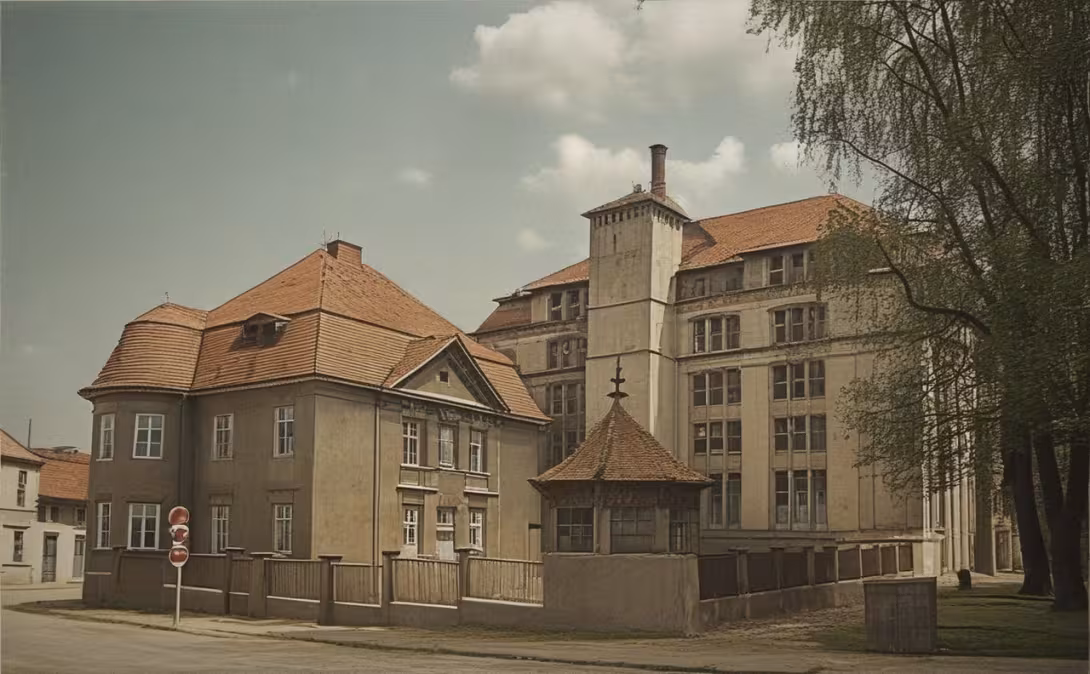 Historická podoba – Vila se sušárnou a skladem chmele Gustava Epsteina a Adolfa Mendla