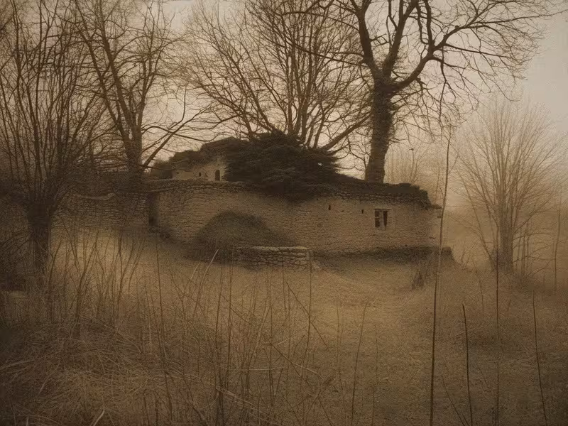 Historická podoba – zřícenina zámku Jištěrpy