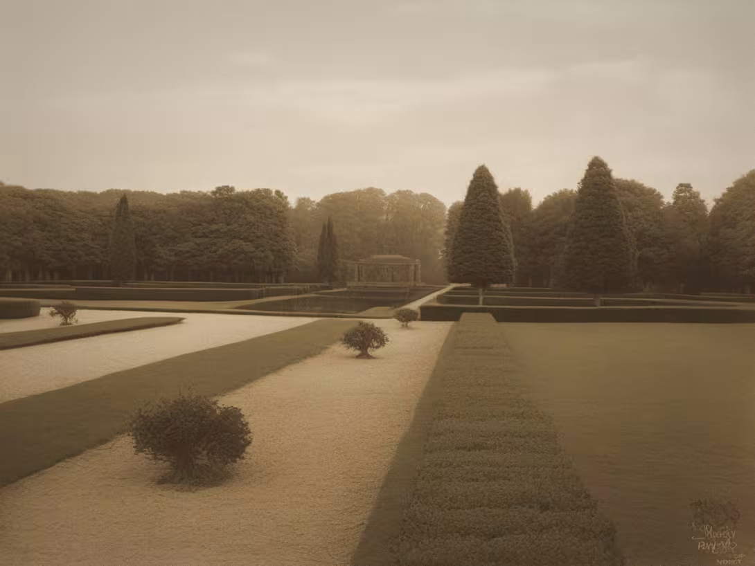 Historická podoba – Zámecký park v Holešově