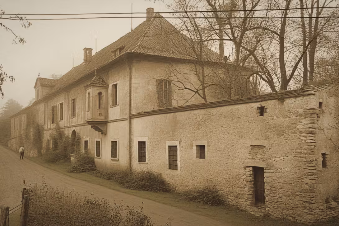 Historická podoba – zámek Dobříčany