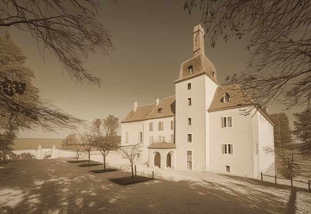 Historická podoba – Zámek Dolní Břežany