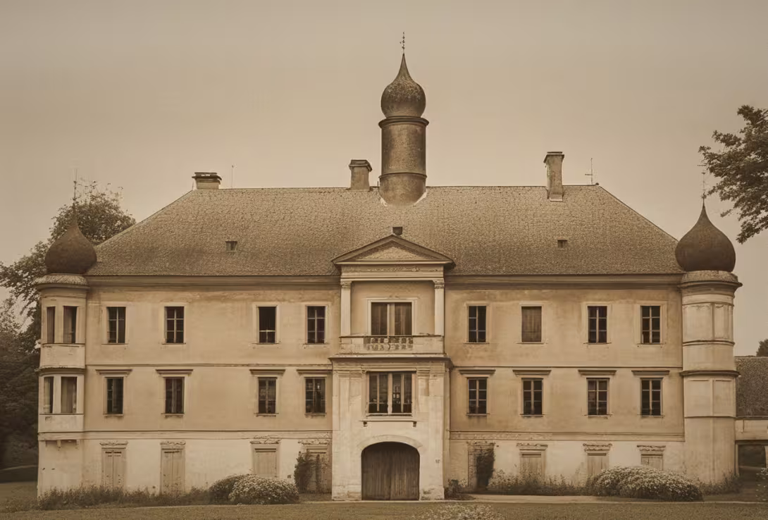 Historická podoba – zámek Dolní Rožínka