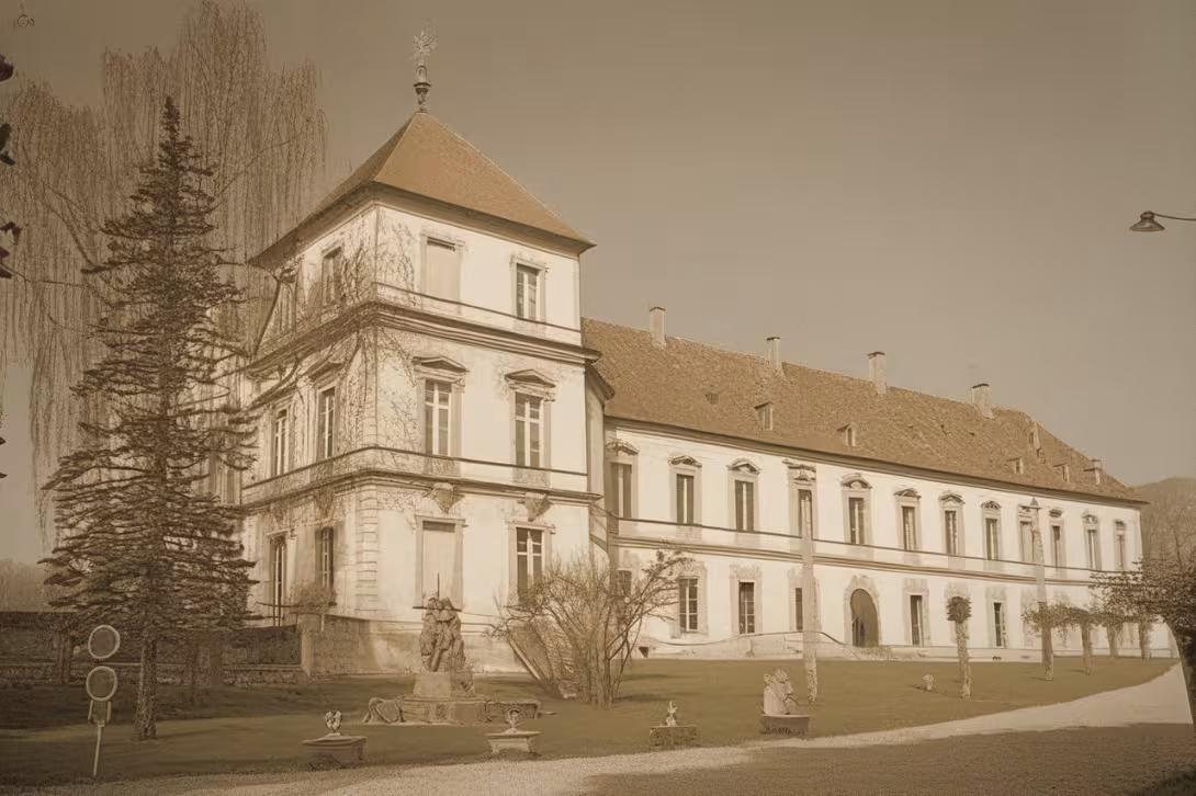 Historická podoba – zámek Hořiněves